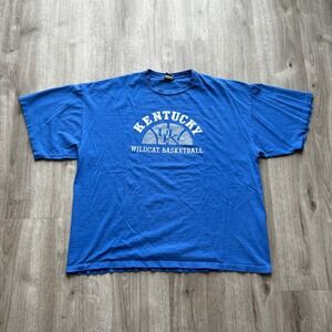 Kentucky Wildcats Basketball T Shirt Men's XXL Blue Team Edition Apparel